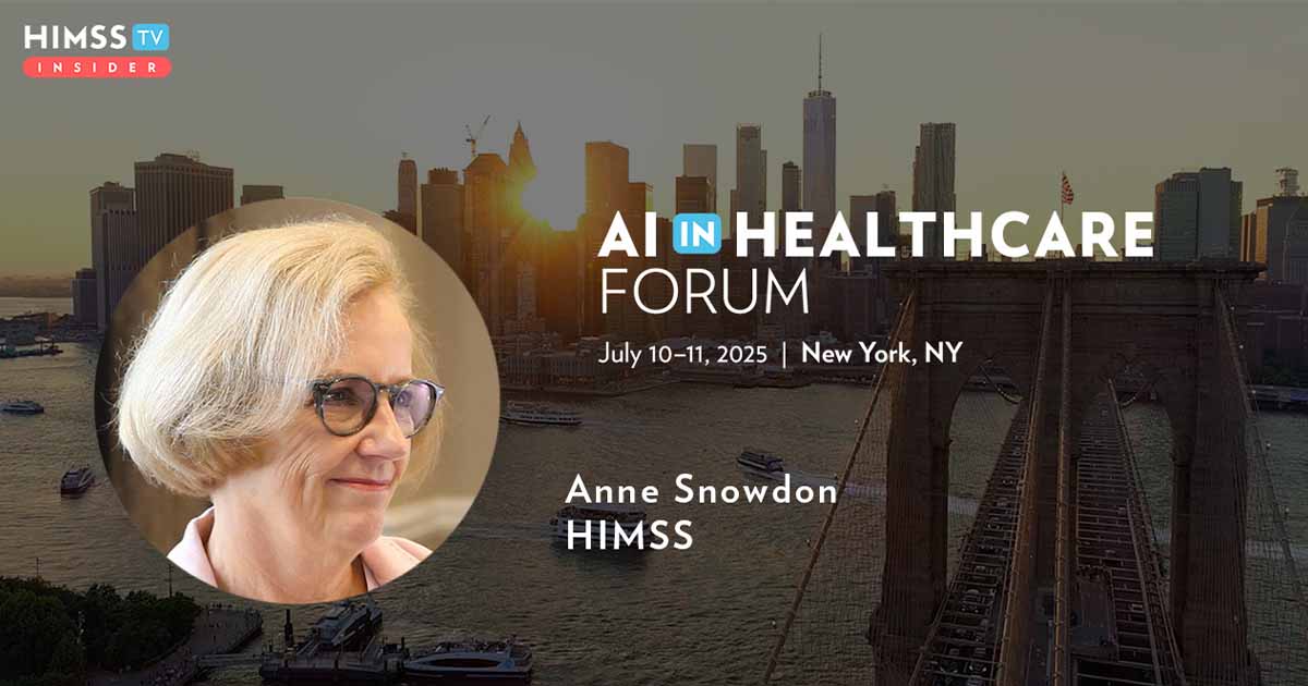 Anne Snowdon, HIMSS_Sunrise on the Brooklyn Bridge Photo by Pgiam/Creatas Video+/Getty Images