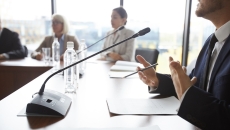 Employees meeting in a conference room Employees meeting in a conference room
