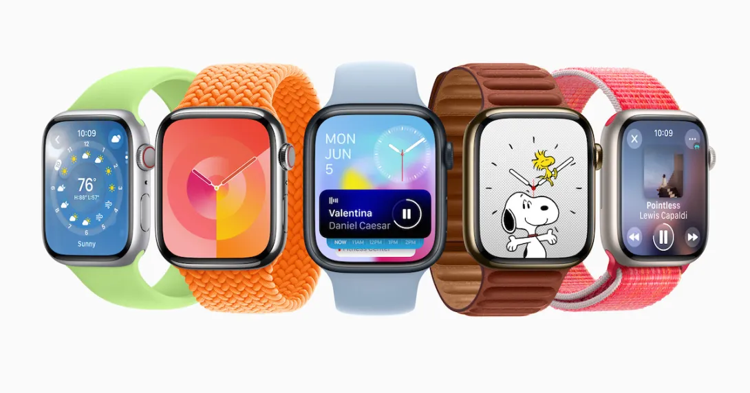 
  Different versions of Apple watchOS 10 

