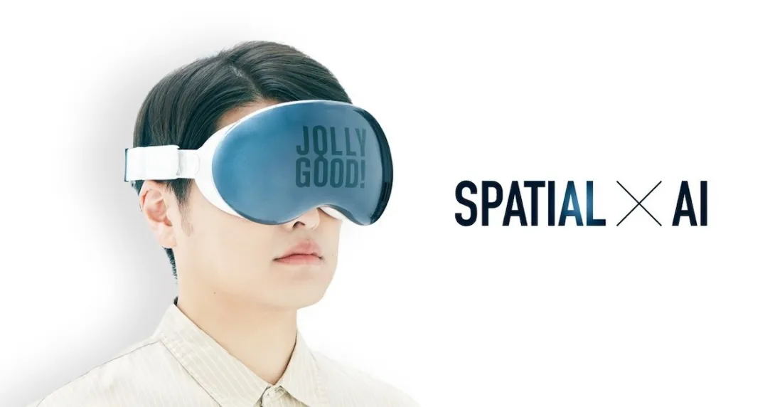 
  Person wearing Jolly Good VR headset
