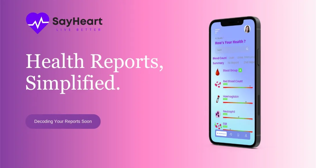 
  SayHeart mobile app powered by generative AI

