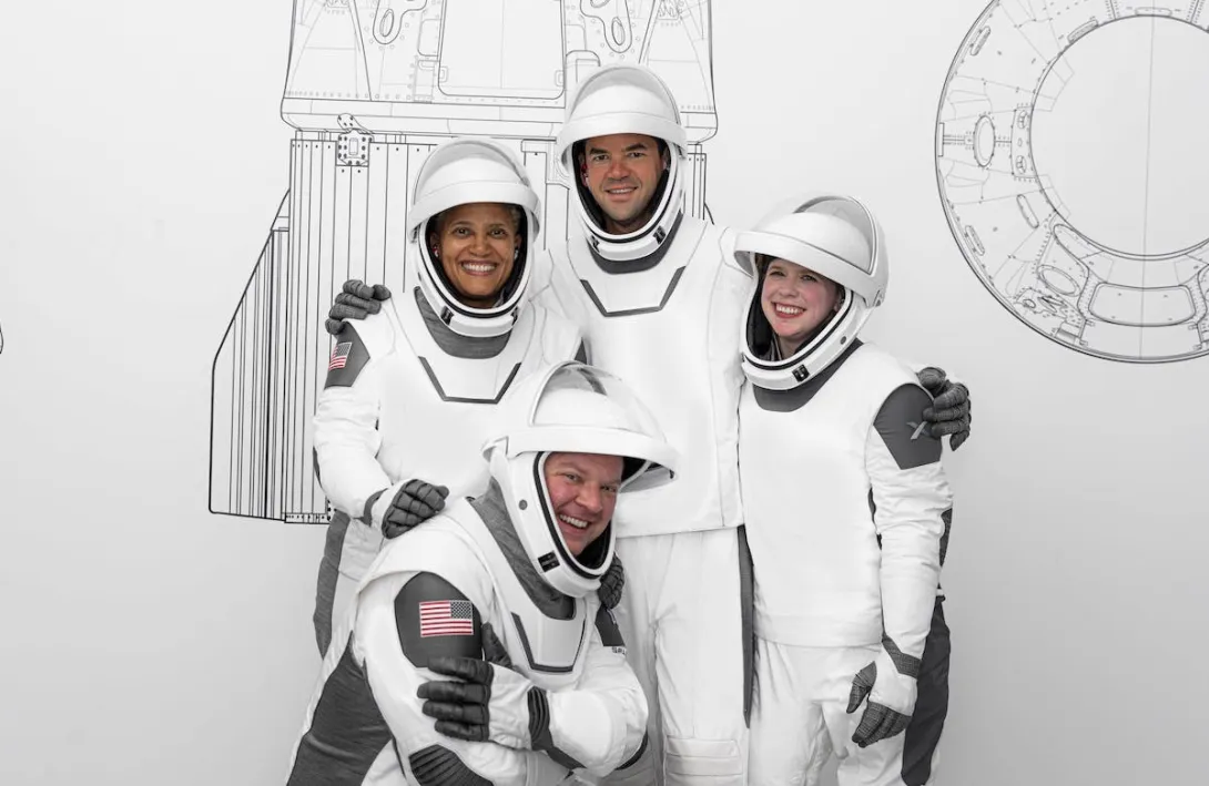 Inspiration4’s civilian crew