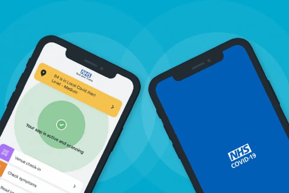 NHS Covid-19 app, test and trace